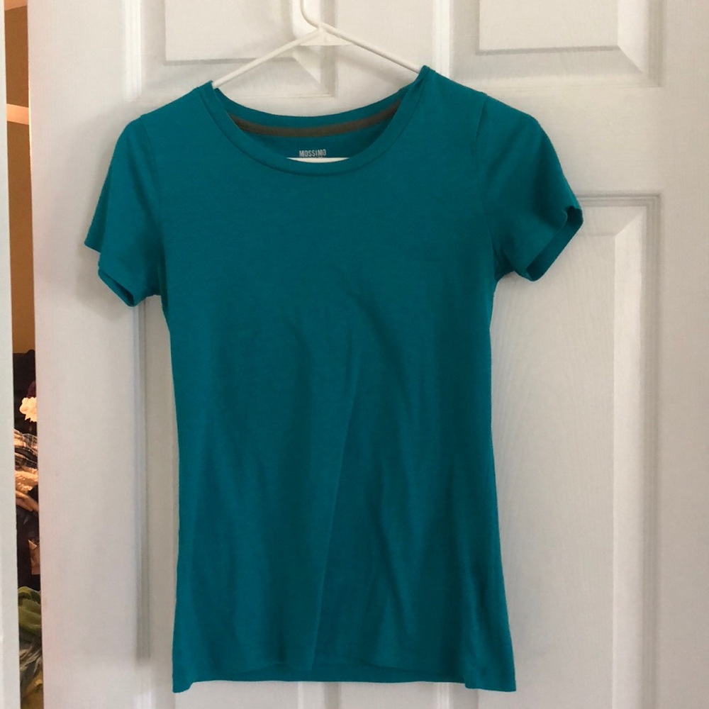 blue tee
